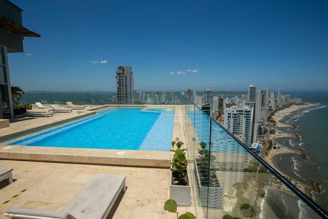 Apartamento En Edificio Murano Elite Frente A Las Playas De Bocagrande Cartagena Exterior foto